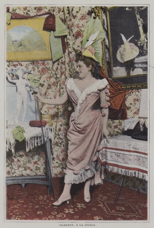 Mademoiselle Gilberte, French Singer at La Cigale, Paris by French Photographer