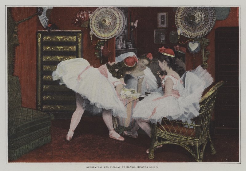 Mademoiselle Viollat and Mademoiselle Blanc, Second Sujets by French Photographer