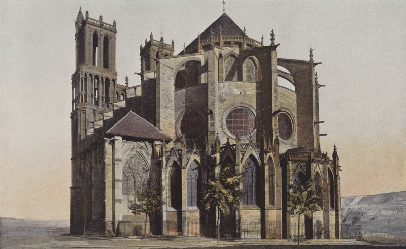 Mantes, Church of Notre-Dame by French Photographer
