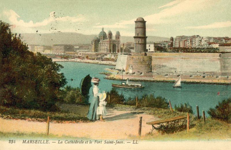 Marseille, La Cathedrale, Le Fort Saint-Jean by French Photographer