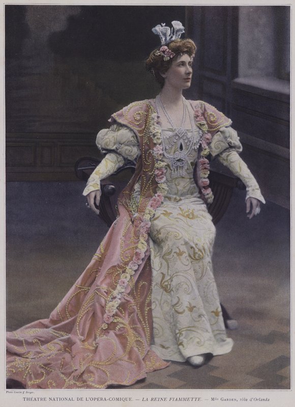 Mary Garden as Orlanda in The Queen Fiammette by French Photographer
