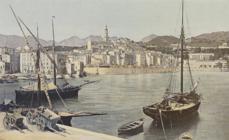 Menton, Port and Old Town by French Photographer
