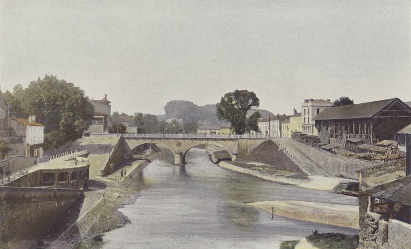 Mont-de-Marsan, Confluence of the Midou and the Douze by French Photographer