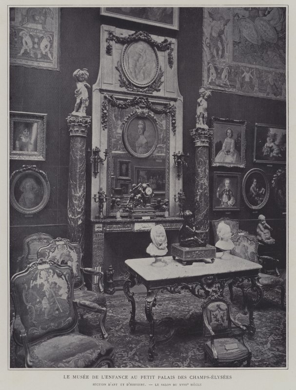 Museum of Childhood in the Petit Palais on the Champs-Elysees, Paris by French Photographer