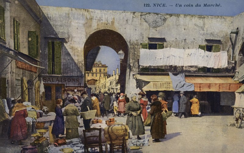 Nice, A Corner of the Market by French Photographer