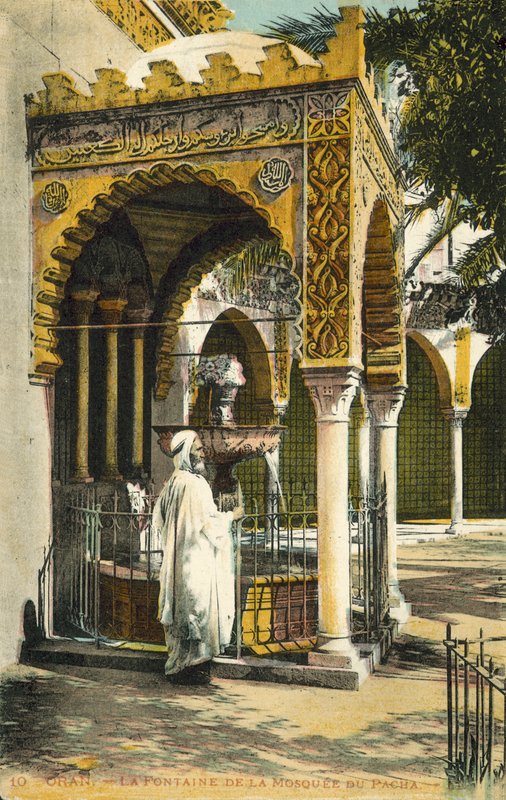 Oran, Algeria, fountain of the mosque of Pacha by French Photographer