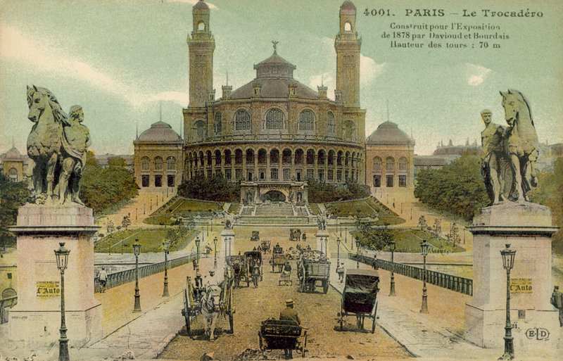 Palais du Trocadero, Paris, early 20th century by French Photographer