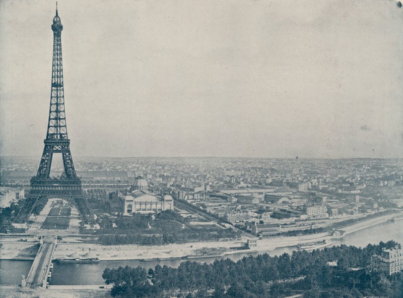 Panorama of Paris, from the Trocadero by French Photographer