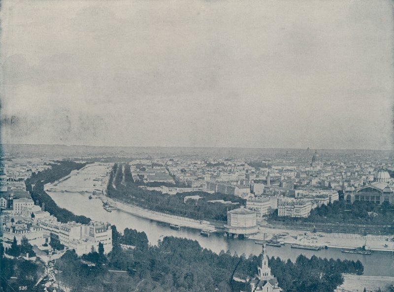 Panorama of Paris, from the Trocadero by French Photographer
