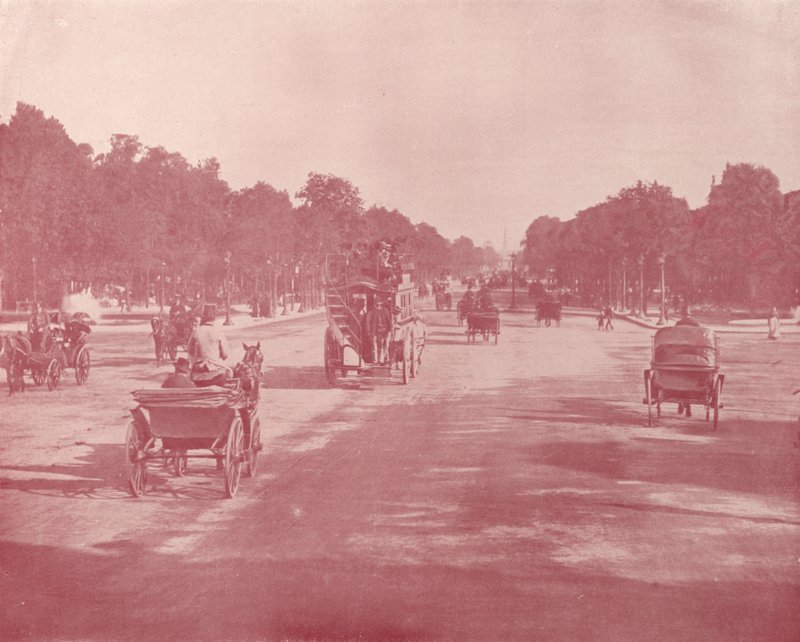 Paris: Avenue Champs Elysees by French Photographer