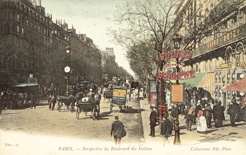 Paris, Boulevard des Italiens by French Photographer