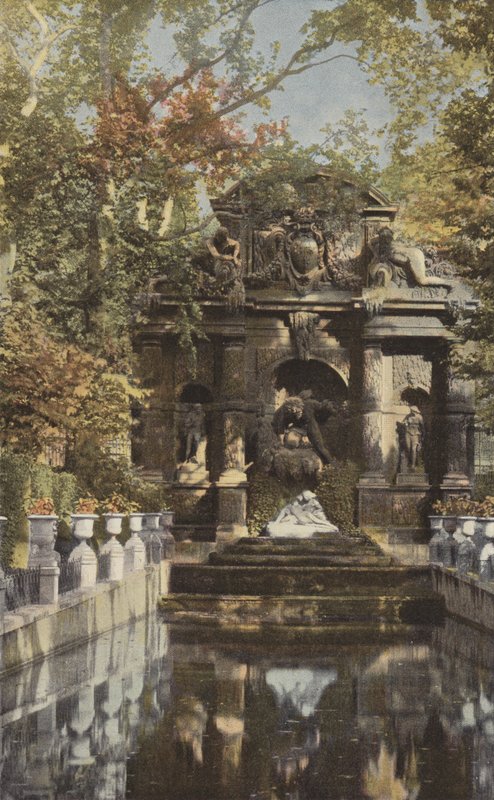 Paris, Medici Fountain in the Luxembourg Garden by French Photographer
