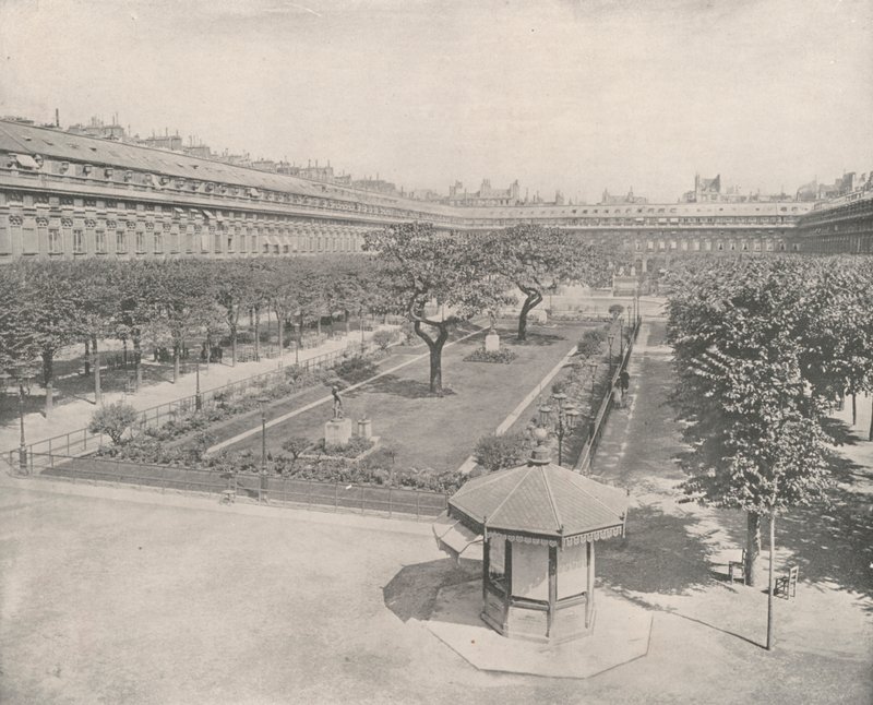 Paris: Garden of the Palais Royal by French Photographer