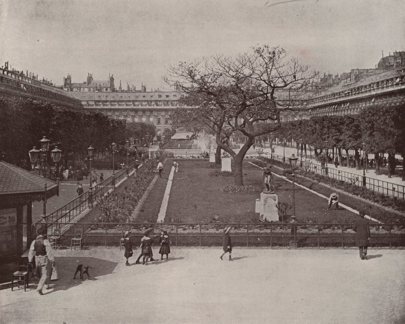 Paris: Garden of the Palais Royal by French Photographer