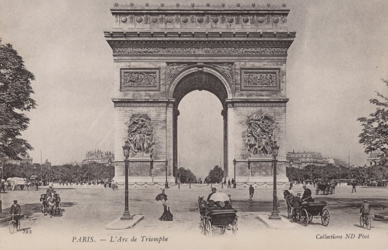 Paris, Arc de Triomphe by French Photographer