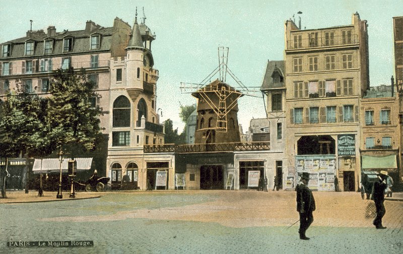 Paris, Le Moulin Rouge by French Photographer