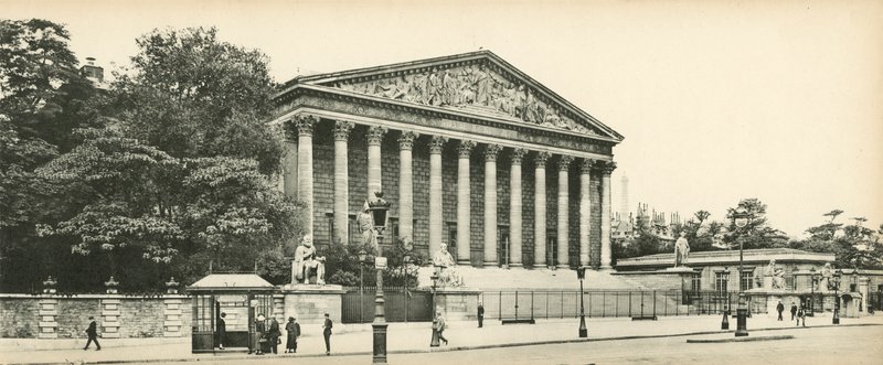 Bourbon-Palace, Chamber of Deputies by French Photographer