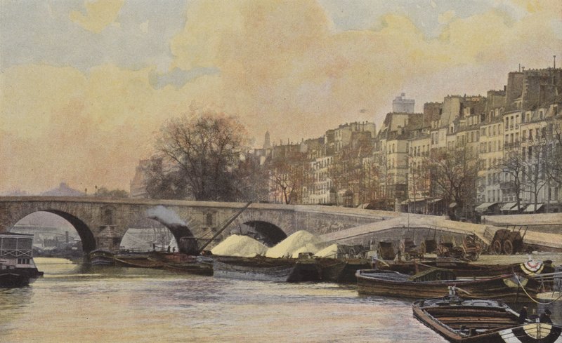 Paris, Marie Bridge by French Photographer