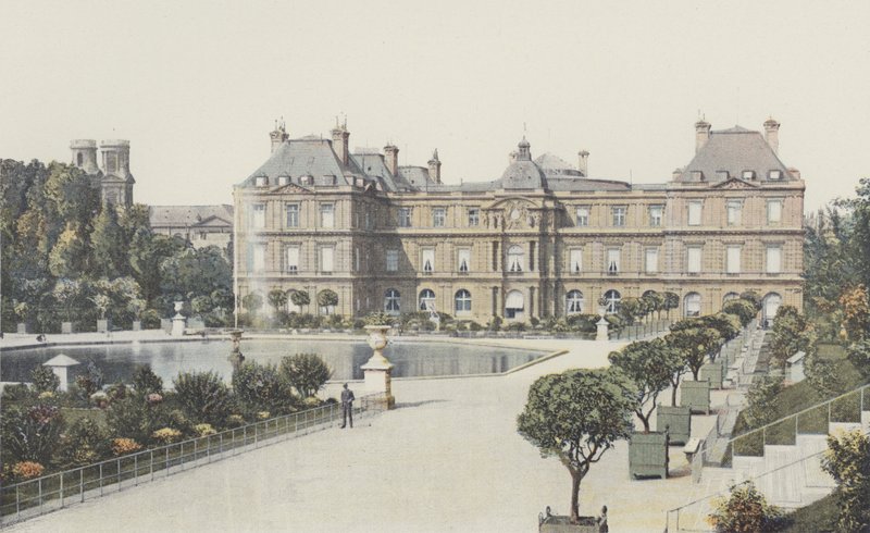 Paris, Luxembourg Palace, Garden Facade by French Photographer