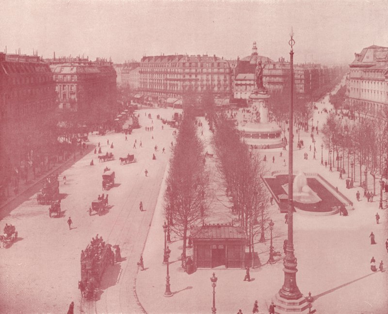 Paris: Place de la Republique by French Photographer