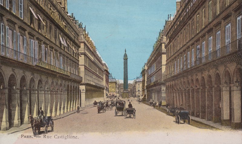 Paris, Rue Castiglione by French Photographer