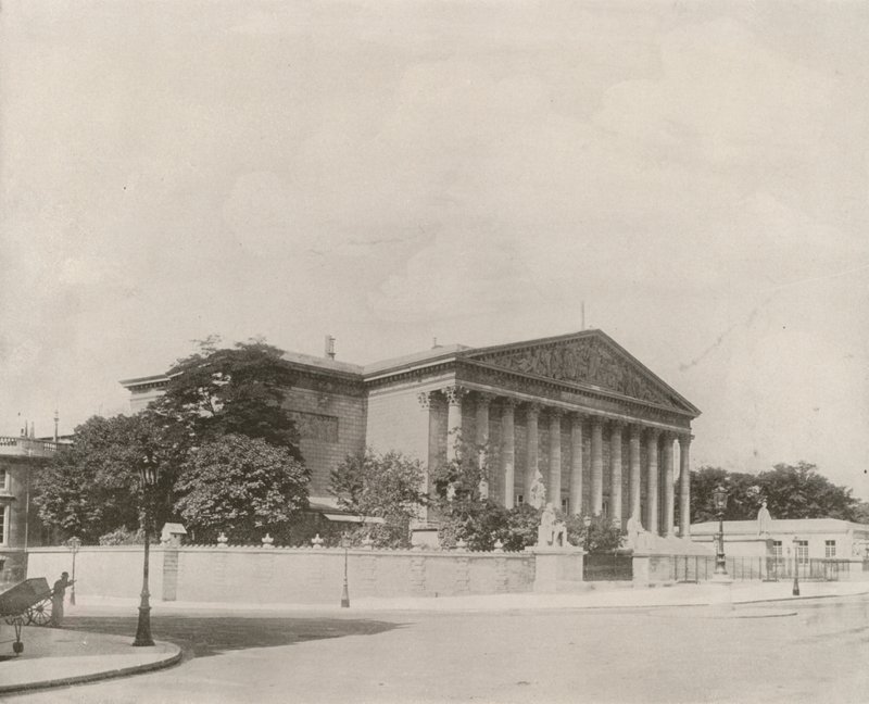 Paris: The Chamber of Deputies by French Photographer