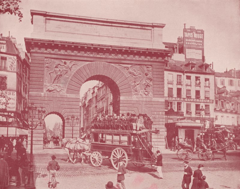 Paris: The Porte St Martin by French Photographer