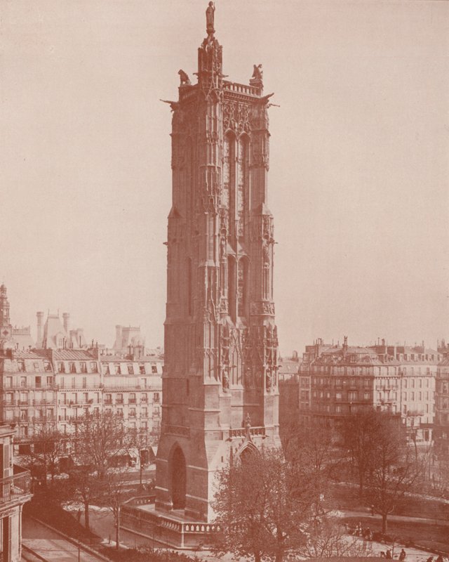 Paris: The Tour Saint Jacques, St James by French Photographer