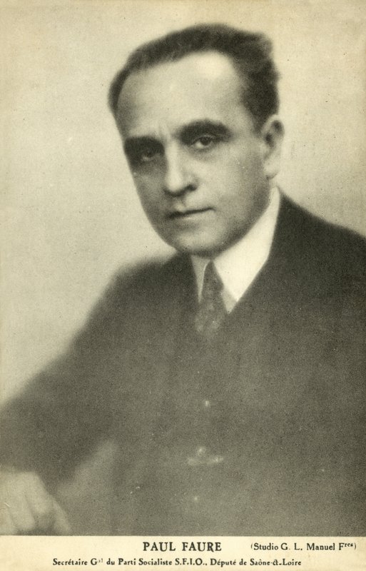 Paul Faure, French socialist politician by French Photographer