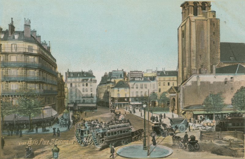 Place St Germain des Pres, Paris by French Photographer