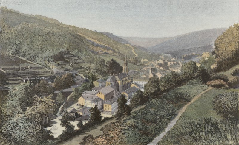Plombieres, General View, Taken from the East by French Photographer