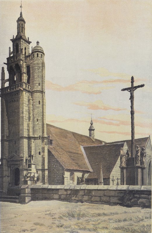 Ploubezre, Church, Southwest Ensemble by French Photographer