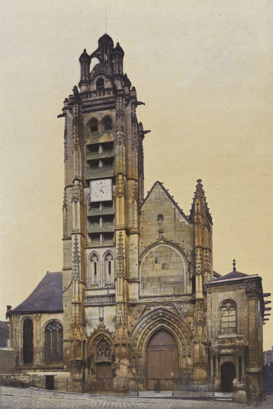 Pontoise, Church of Saint-Maclou, Facade by French Photographer