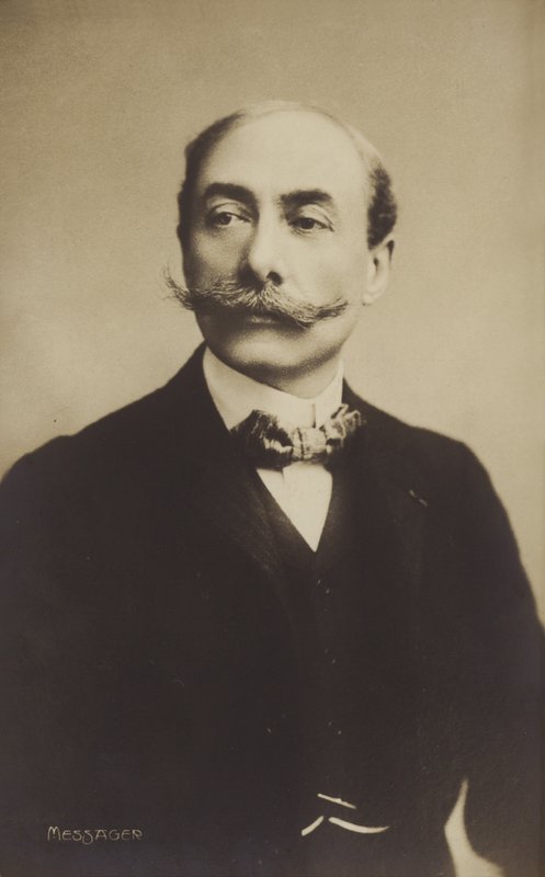 Portrait of Andre Messager by French Photographer