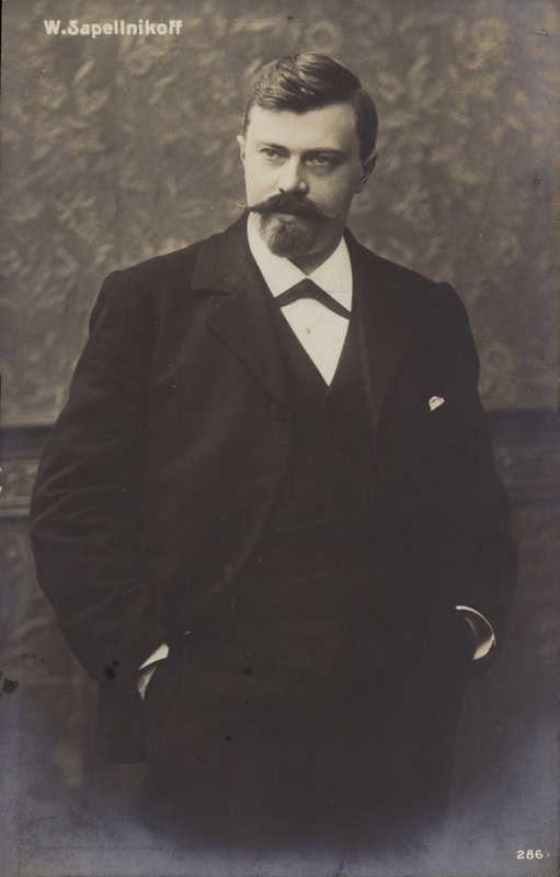 Portrait of Camille Saint-Saens by French Photographer