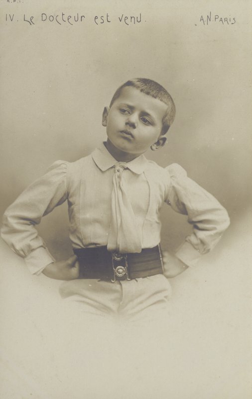 Portrait of a Little Boy by French Photographer