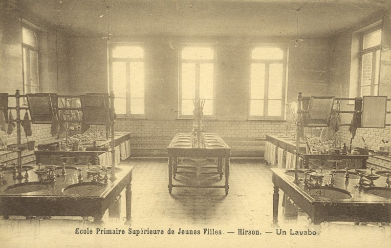 Primary School Washroom, Hirson by French Photographer