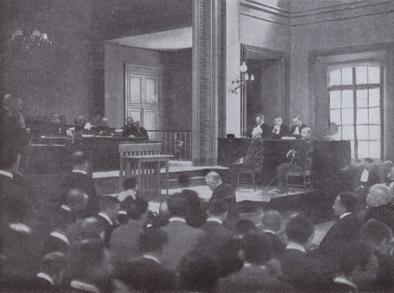 Retrial of the case of Alfred Dreyfus, French army officer wrongly convicted of treason, Rennes, France by French Photographer