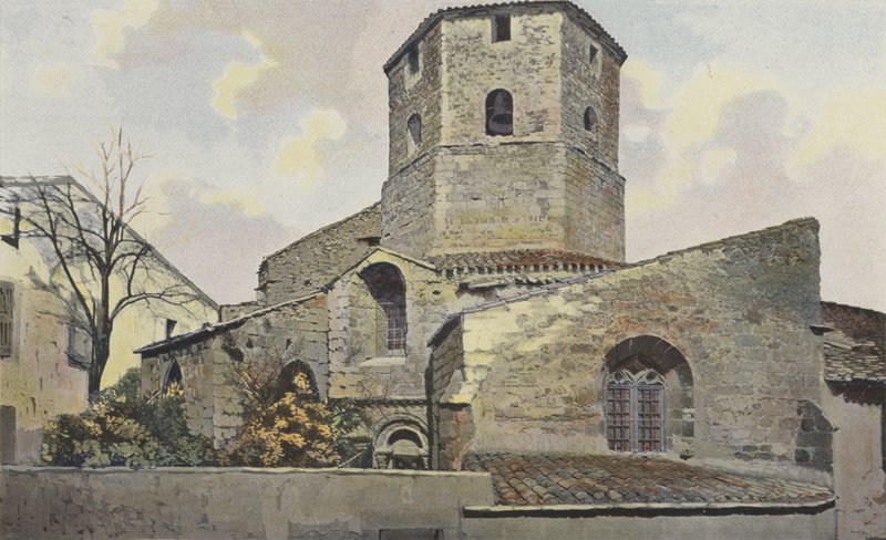 Rieux-Minervois, Circular Church by French Photographer