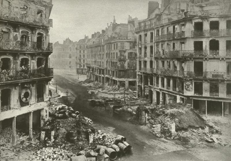 Rue De Rivoli, Paris, after the week which ended the Commune by French Photographer