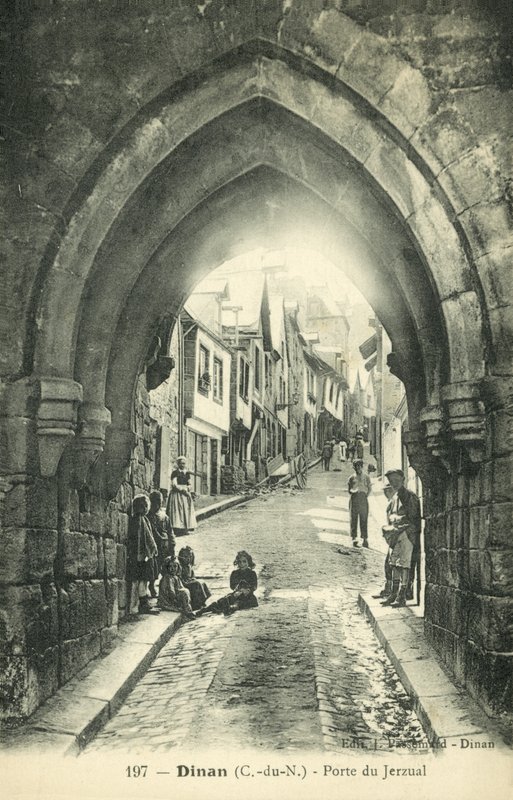 Rue du Jezual, Dinan by French Photographer