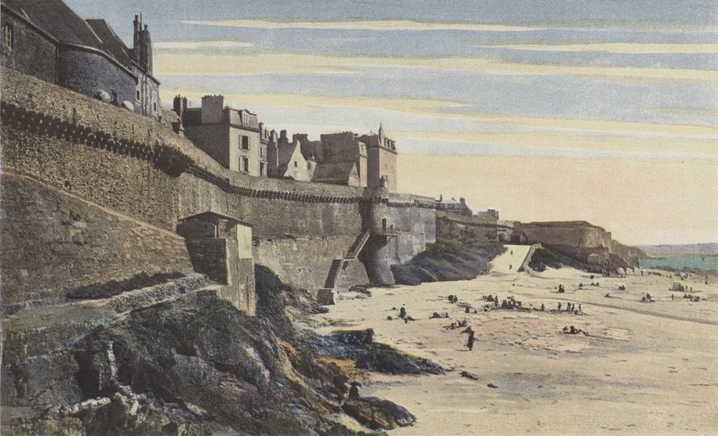 Saint-Malo, The Ramparts, Western Part (13th Century) by French Photographer