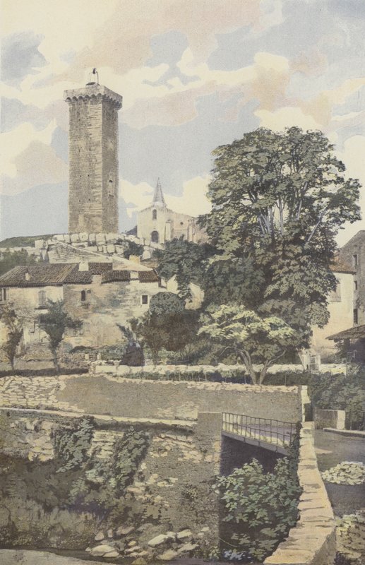 Saint-Martin-de-Brome, Keep and Church by French Photographer