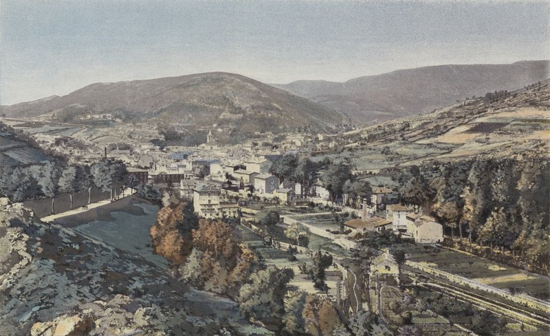 Saint-Pons, General View by French Photographer