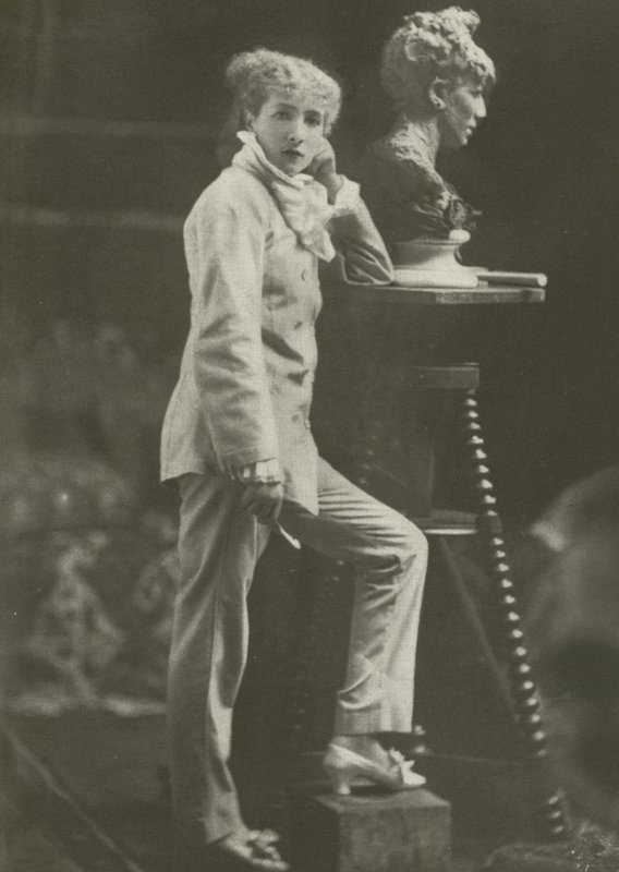 Sarah Bernhardt, in 1869 by French Photographer