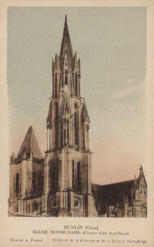 Senlis, Church Notre Dame by French Photographer