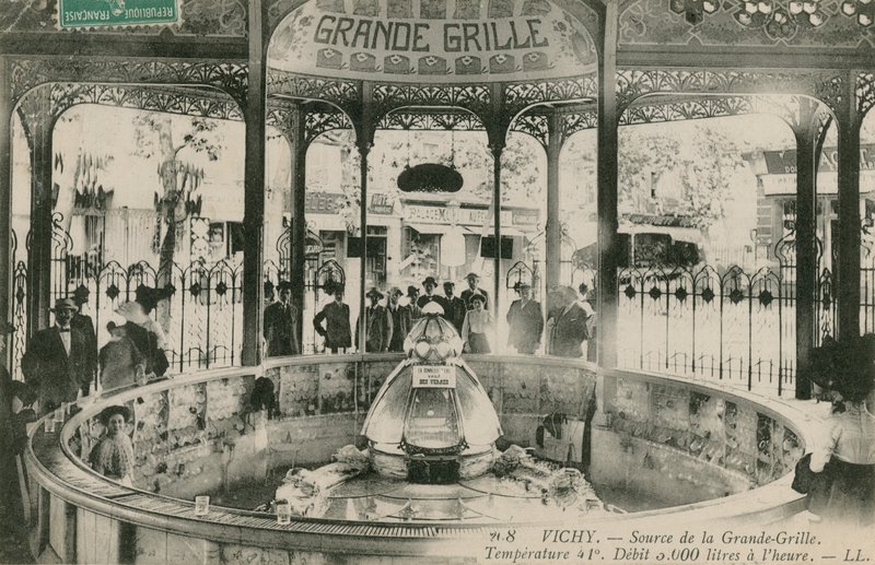 Source of the Grand Grille spring in Vichy by French Photographer