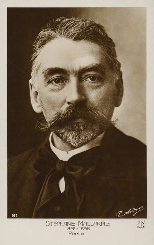 Stephane Mallarme (1842-1898), French poet by French Photographer