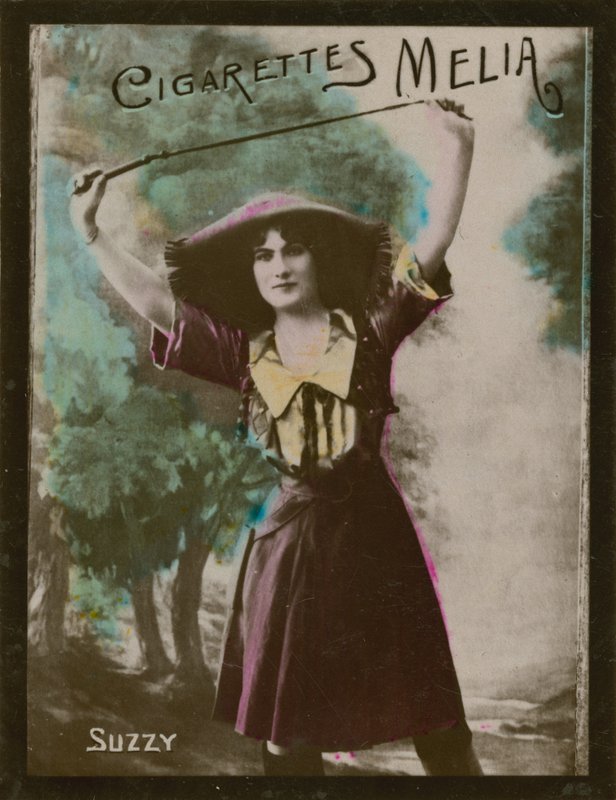 Suzzy, girl with horse whip by French Photographer