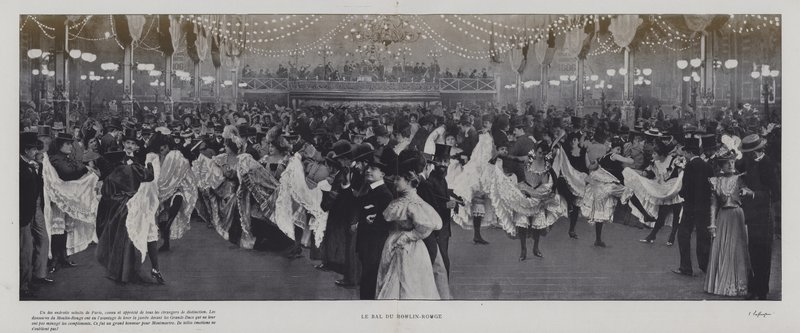The ballroom at the Moulin Rouge, Paris by French Photographer